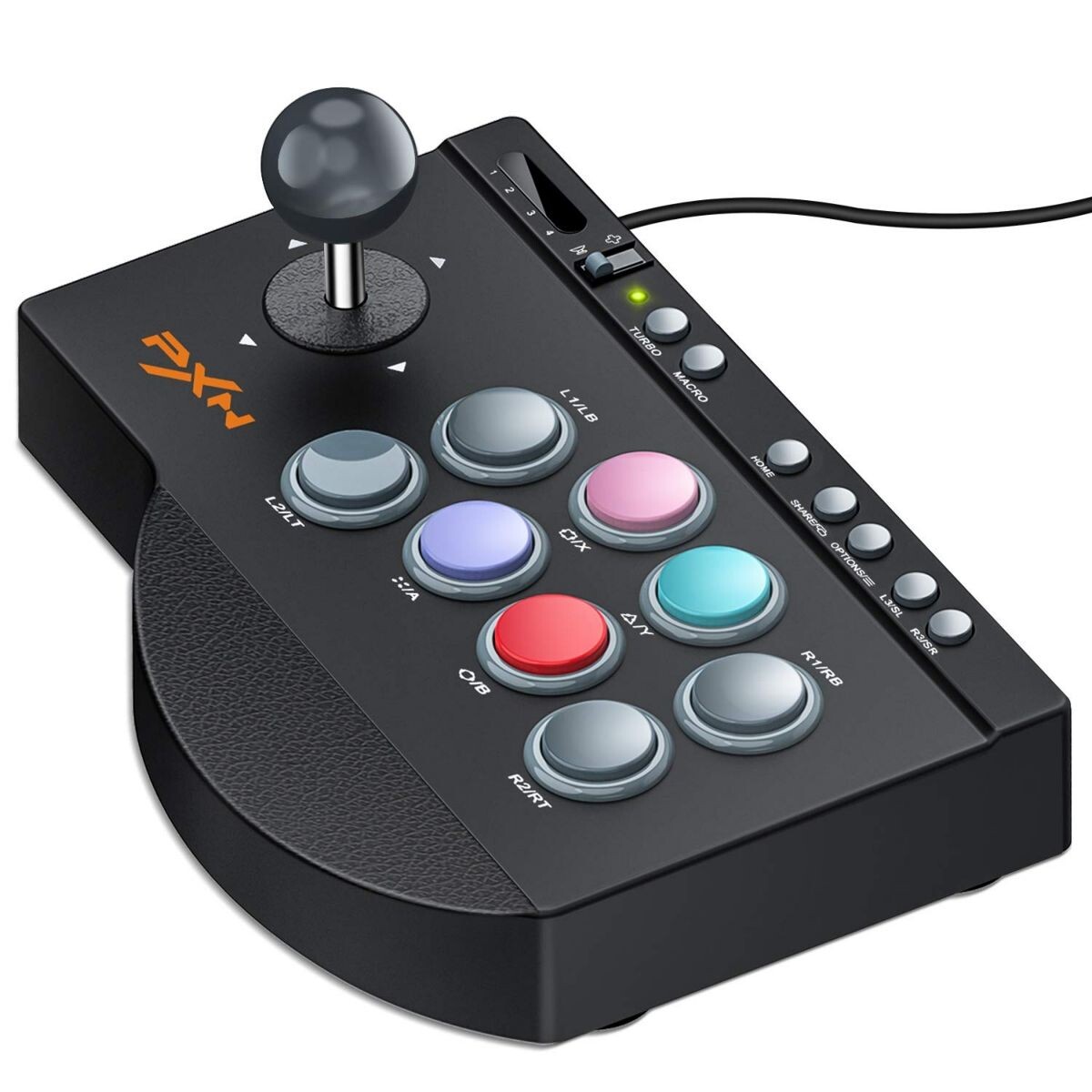 Joystick Pxn Arcade Fight Stick 0082 Pc Ps4 Ps3 Xbox - JOYSTICK ARCADE PXN FIGHT STICK 0082 PC 