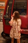 Long Smock Shirt Brocato Rosado