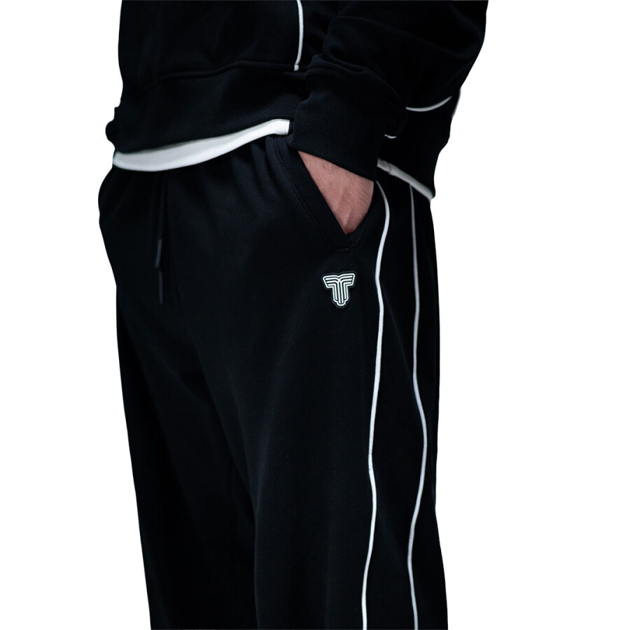 Pantalon Unisex TIFFOSI Piping Negro