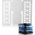 Tabla Plegable Para Doblar Ropa Tamaño Grande 57cm x 77Cm Color Blanco