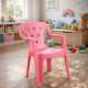 Silla infantil con apoya brazos ROSA