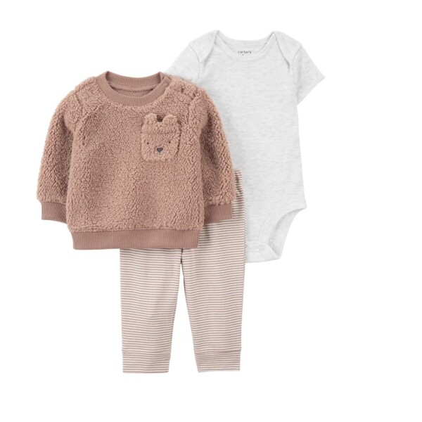 Conjunto Carters Fleece Buzo- bodie -pantalón. RN Conjunto Carters Fleece Buzo- bodie -pantalón. RN