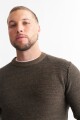 Sweater melange KHAKI