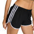 Short de Mujer Adidas Running Adi365 M20 Negro - Blanco
