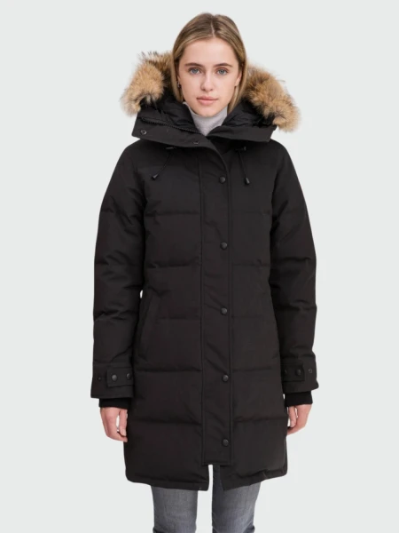 Canada Goose -Campera con capucha, Shelburne Parka Negro