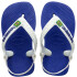 Ojotas Havaianas Baby Brasil Logo Azul