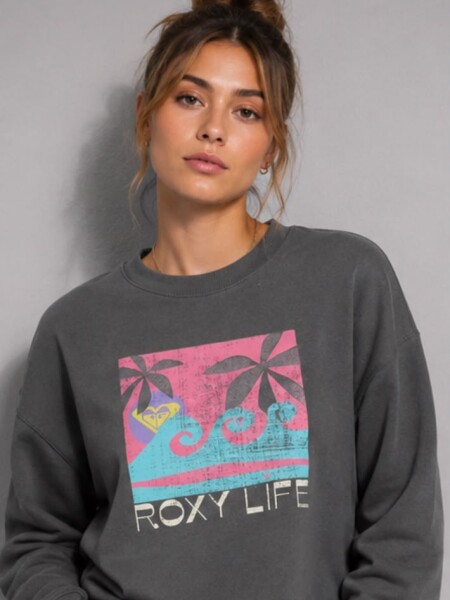 BUZO ROXY 61011 PLOMO