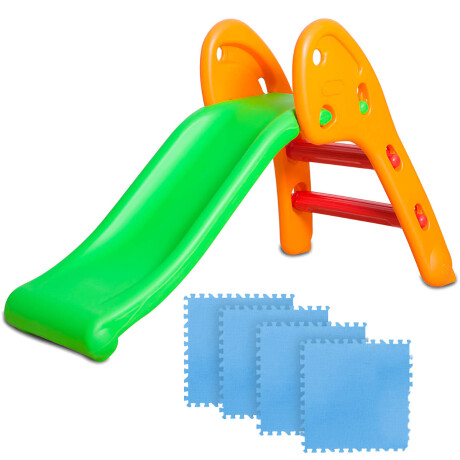 Tobogán Infantil Plástico Plegable Niño +4 Pisos Goma Pla005001