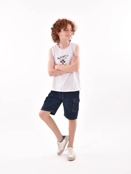 MUSCULOSA MICKEY IDEA BEIGE CLARO