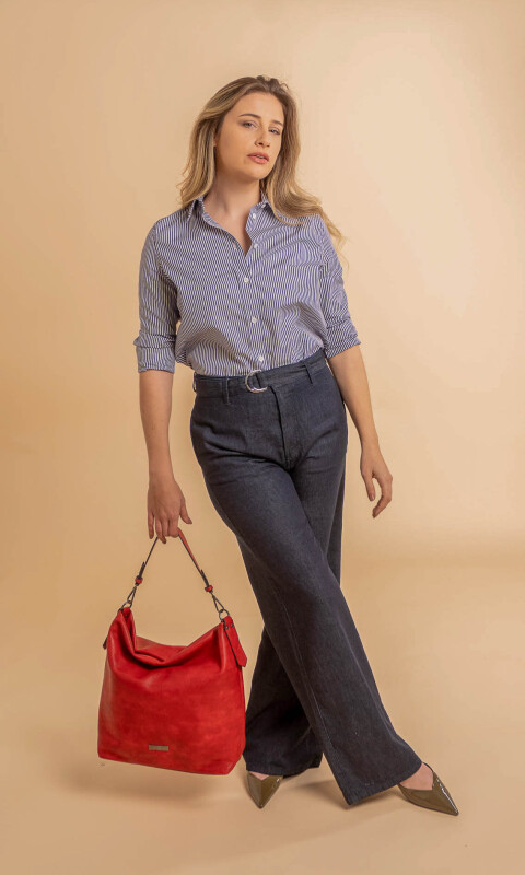 BANDOLERA PEONIA frambuesa