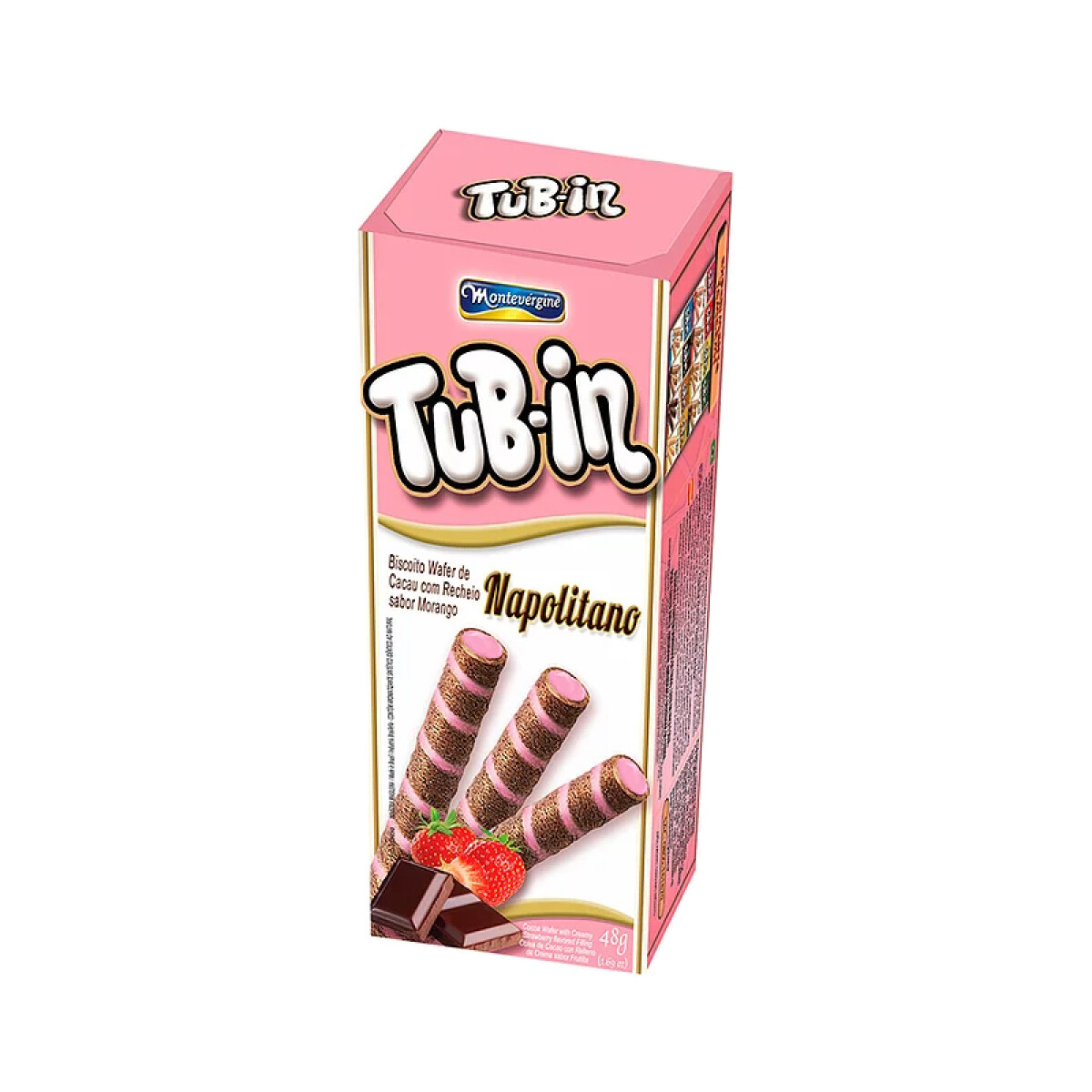 Barquillo TUB-IN 48grs - Napolitano 