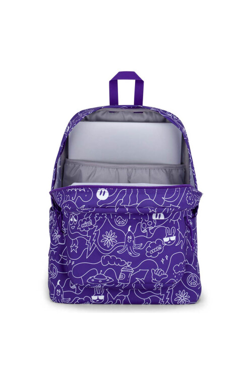 Mochila Superbreak Plus Dub Doodle Purple
