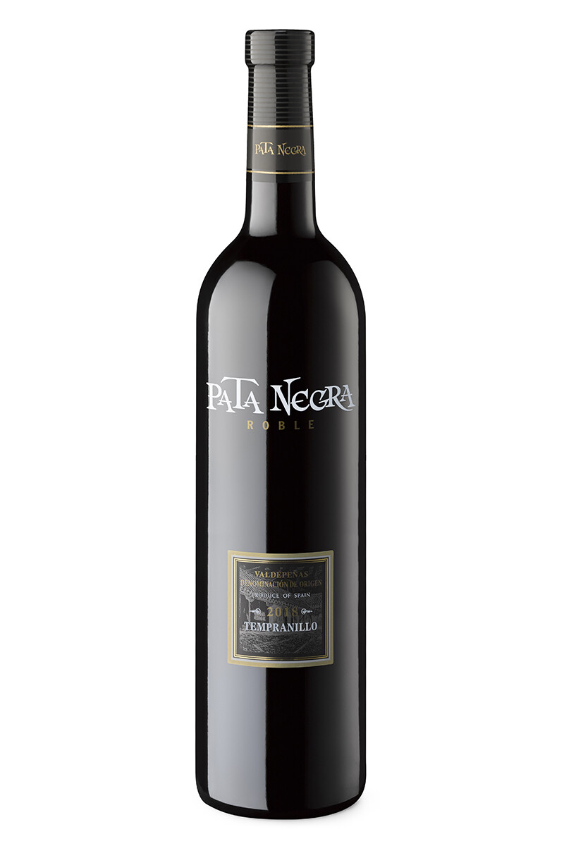 Vino PATA NEGRA Roble Valdepeñas 750ml. Vino PATA NEGRA Roble Valdepeñas 750ml.