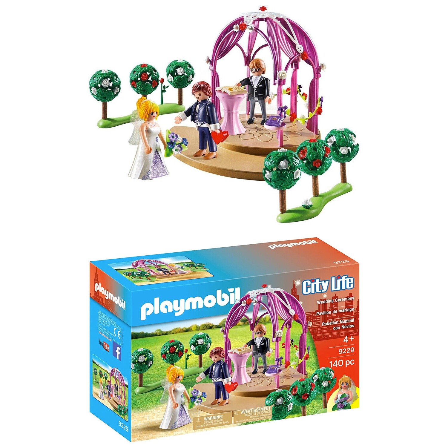 Playmobil City Life ceremonia de bodas 140 piezas Electroventas
