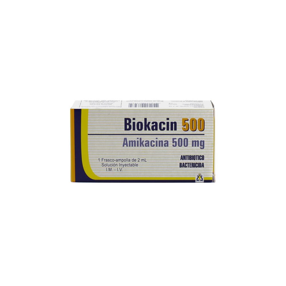 BIOKACIN 500 MG. CJ X 1 AMPOLLA única