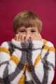Campera infantil checks Marfil