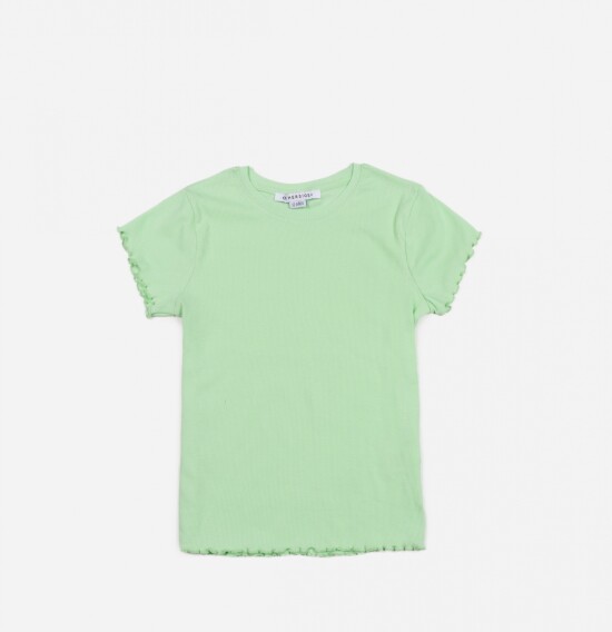 Remera en rib VERDE