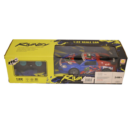 Auto Deportivo RC Racing Rivalry Control Remoto 1:22 Rojo/azul