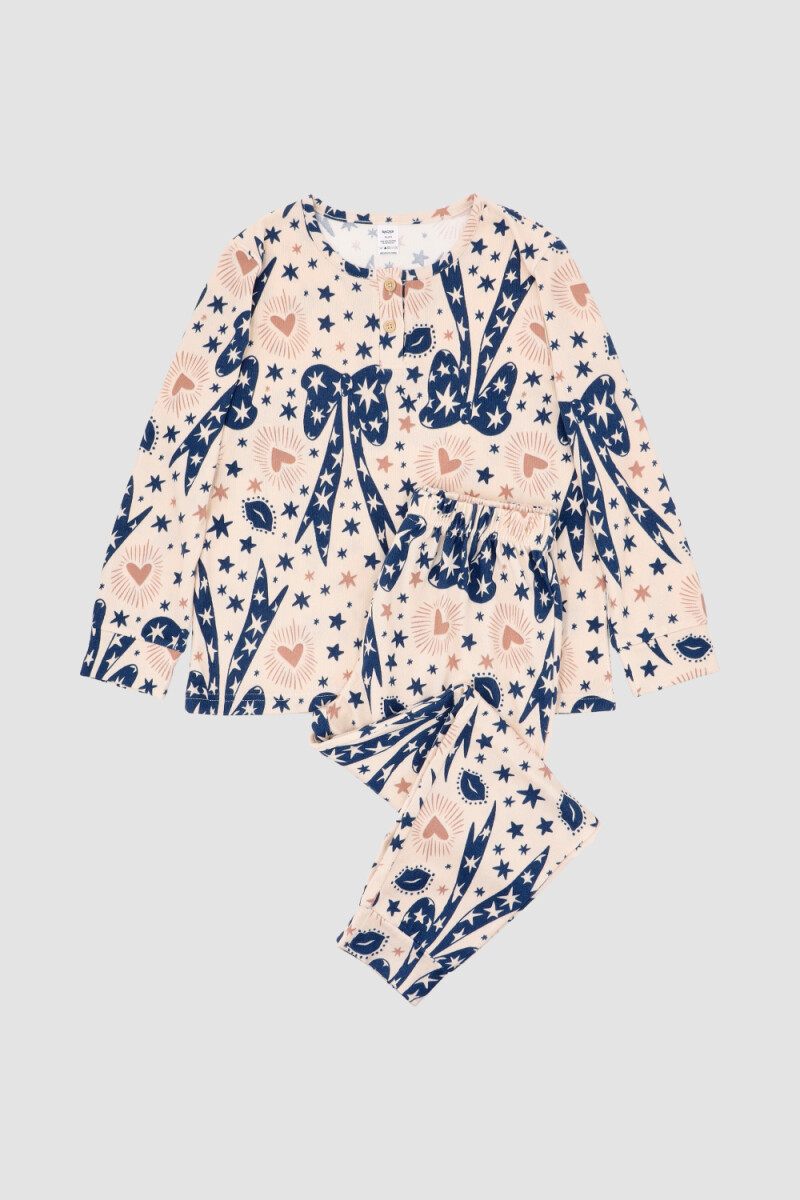 Pijama starts and bow needle - Marfil 