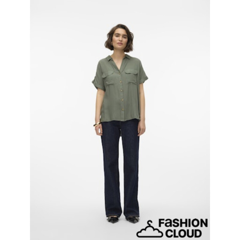 VMBUMPY SS SHIRT WVN NOOS Laurel Wreath