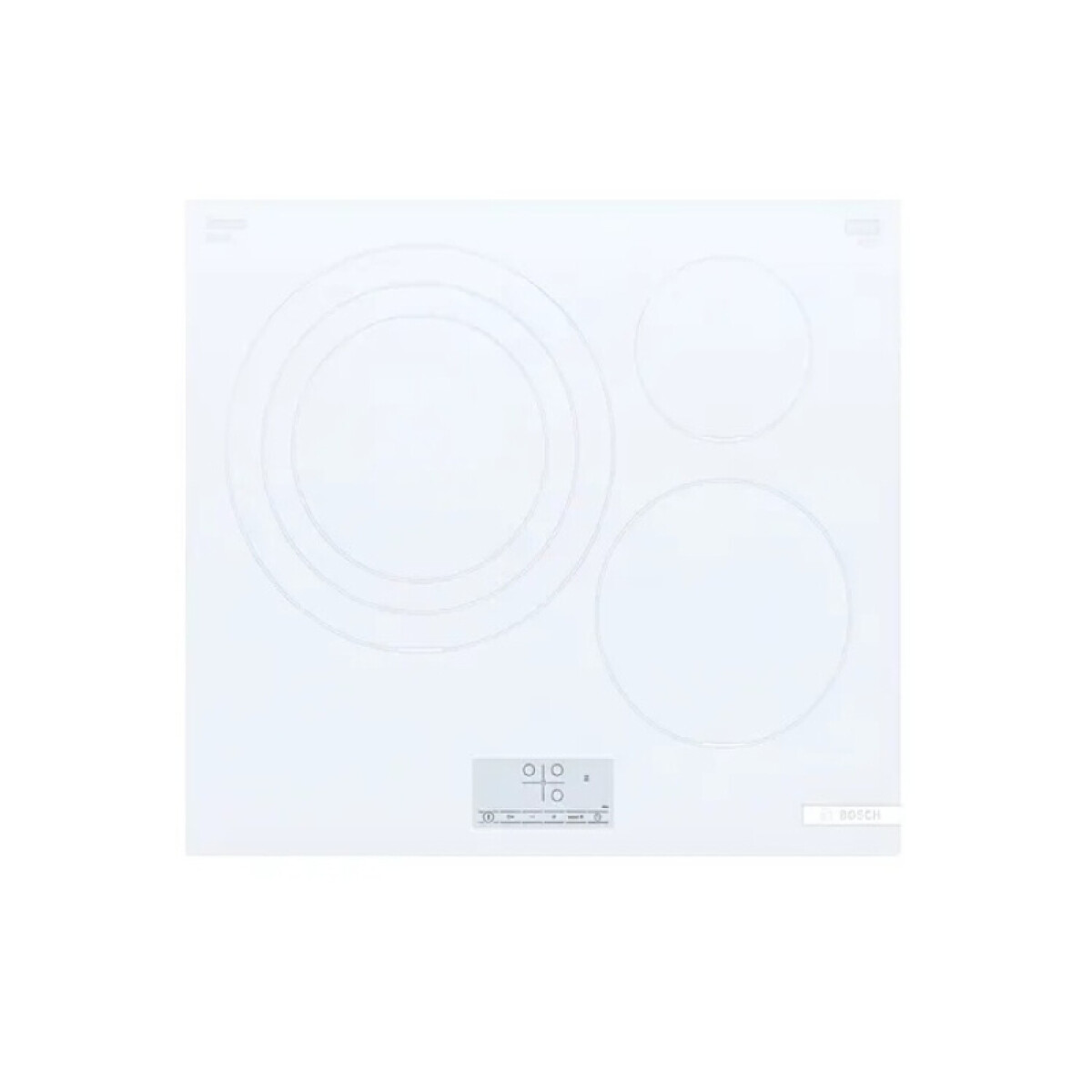 Placa de induccion Bosch 60cm Blanco s/perfiles cromados - blanco 