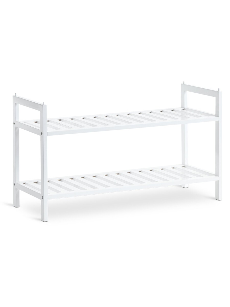 Zapatero UGGERBY 2 estantes blanco 