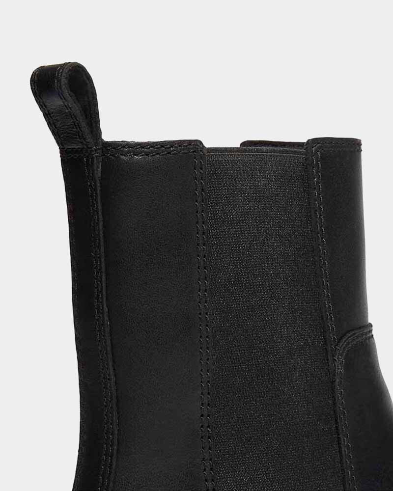Botas Chelsea Bellevaux Mid Mujer Black Full Grain