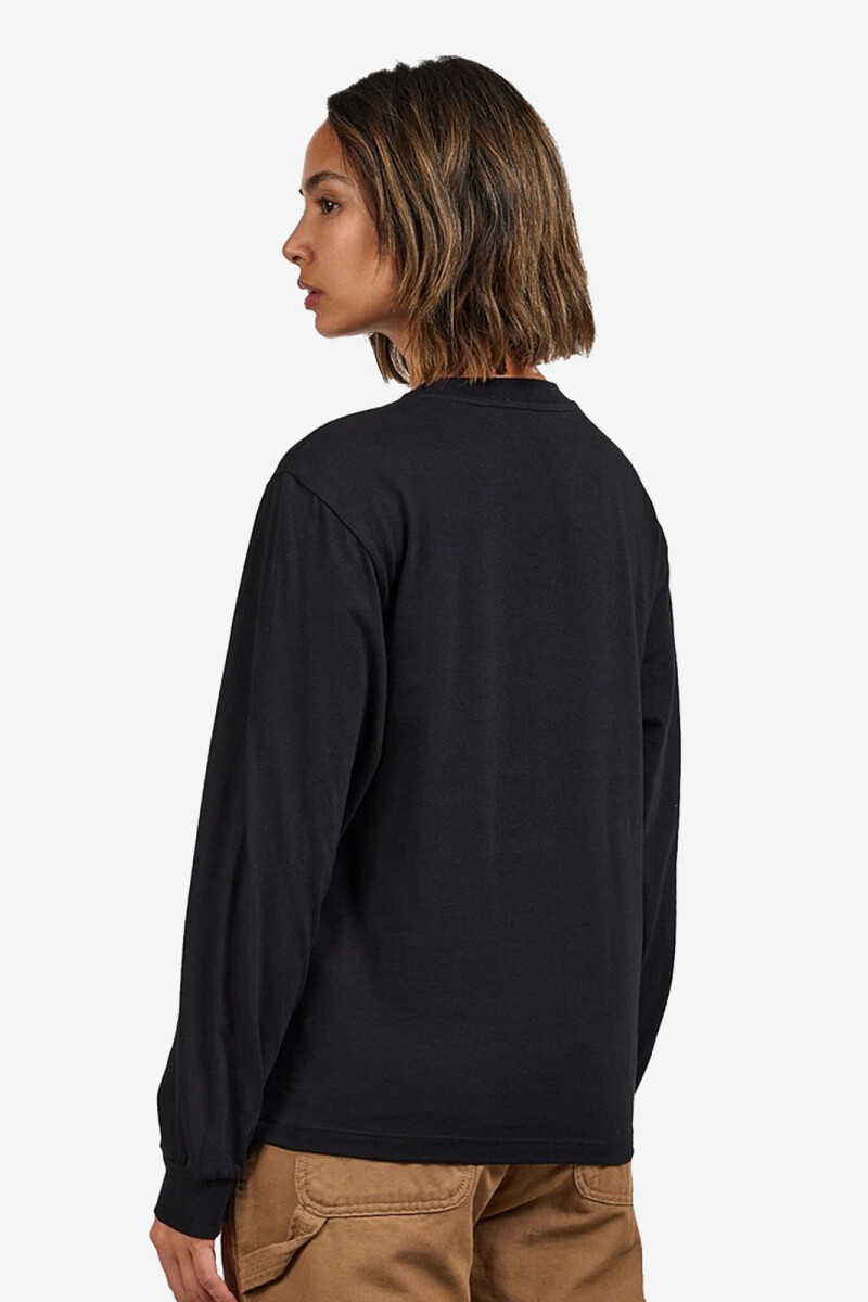 CAMISETA W' CON BOLSILLO Negro