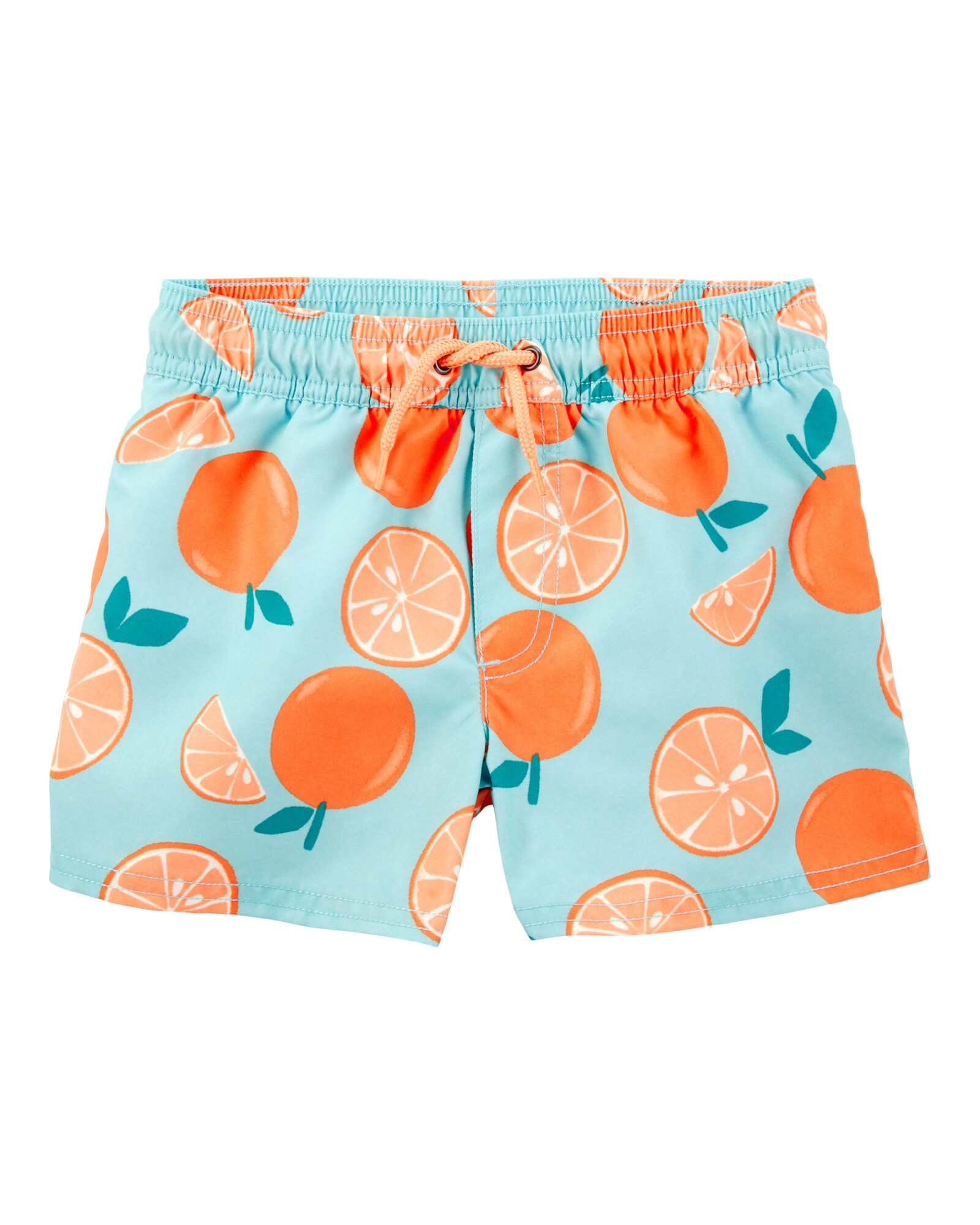Traje de baño dos piezas, protección UPF 50+, manga larga, diseño naranjas Sin color