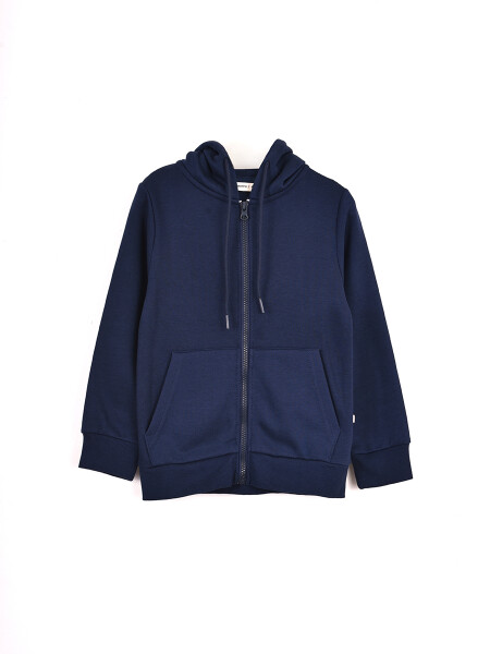 CANGURO CON CIERRE AZUL