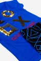 Conjunto de niños - UNISEX AZUL FRANCIA