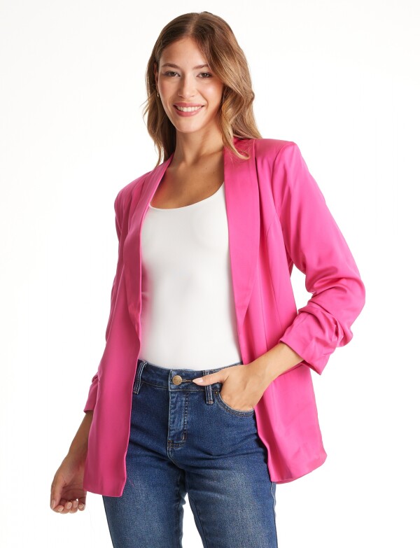 Blazer Saten FUCSIA