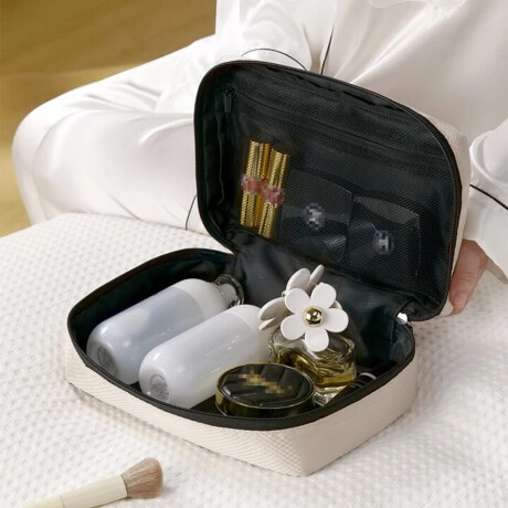 Set de 6 organizadores de ropa para viaje Beige