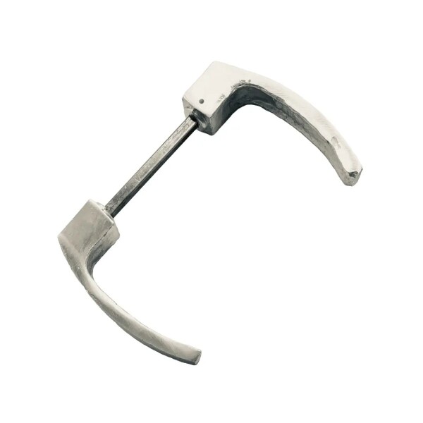 MANIJA PORTEÑA DE 6MM ECONOMICA ALUMINIO Manija Porteña De 6mm Economica Aluminio