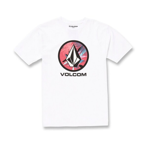 Remera Volcom Crisp Stone Blanco