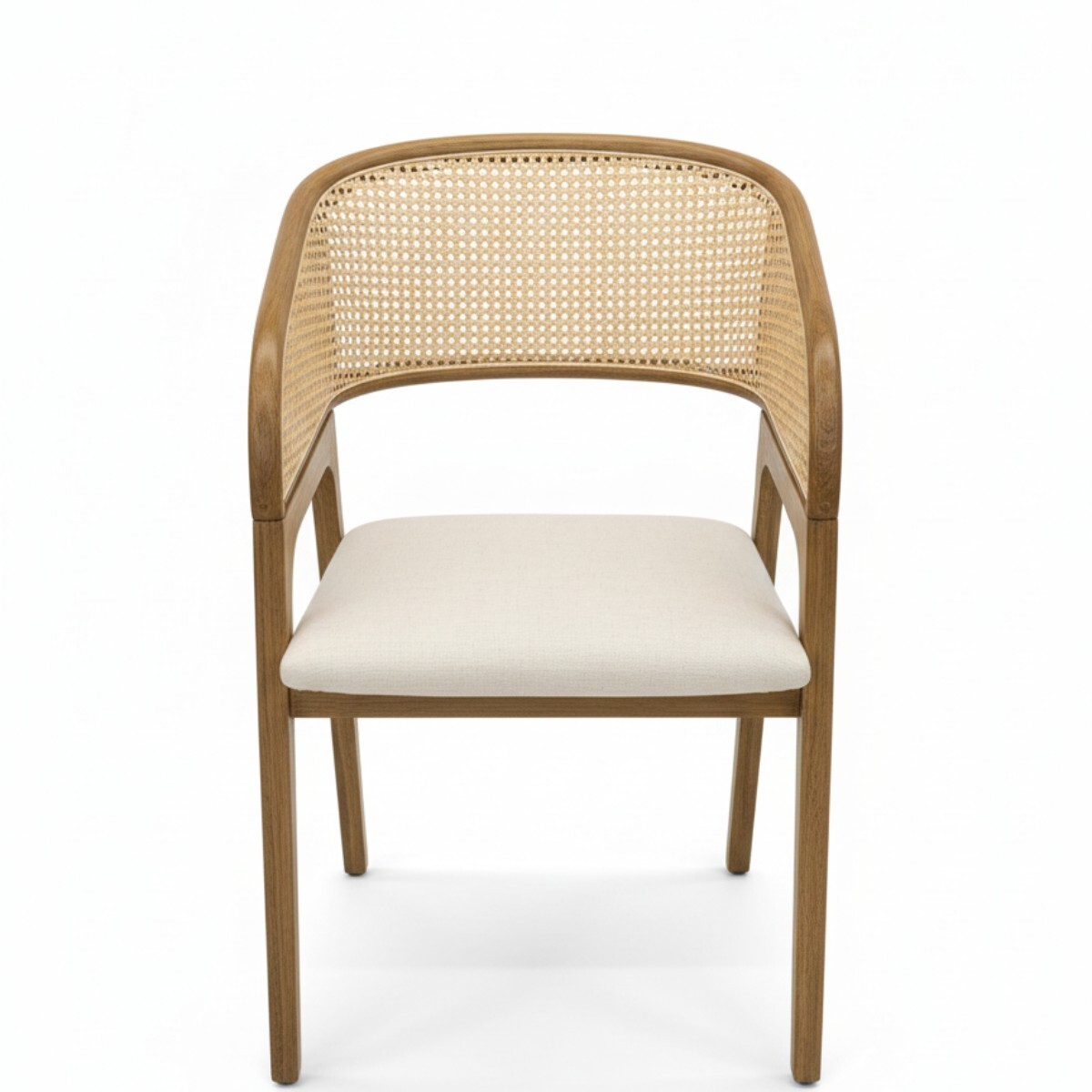 POLTRONA RATAN/LINO BEIGE COMB 60X55X79.5CM 