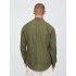 LS LINEN ARMY JACKET GREEN