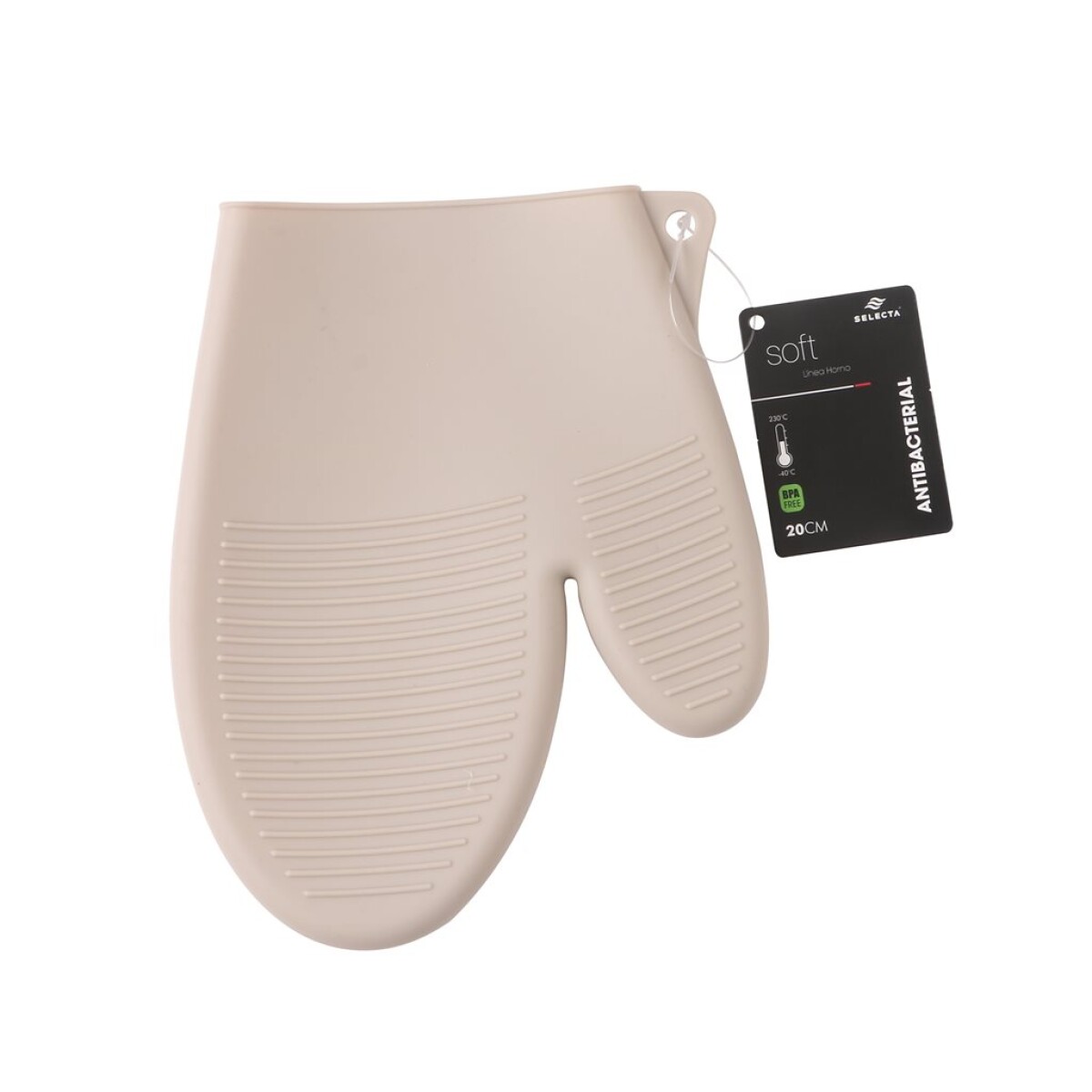 MANOPLA SILICONA 20CM BEIGE 