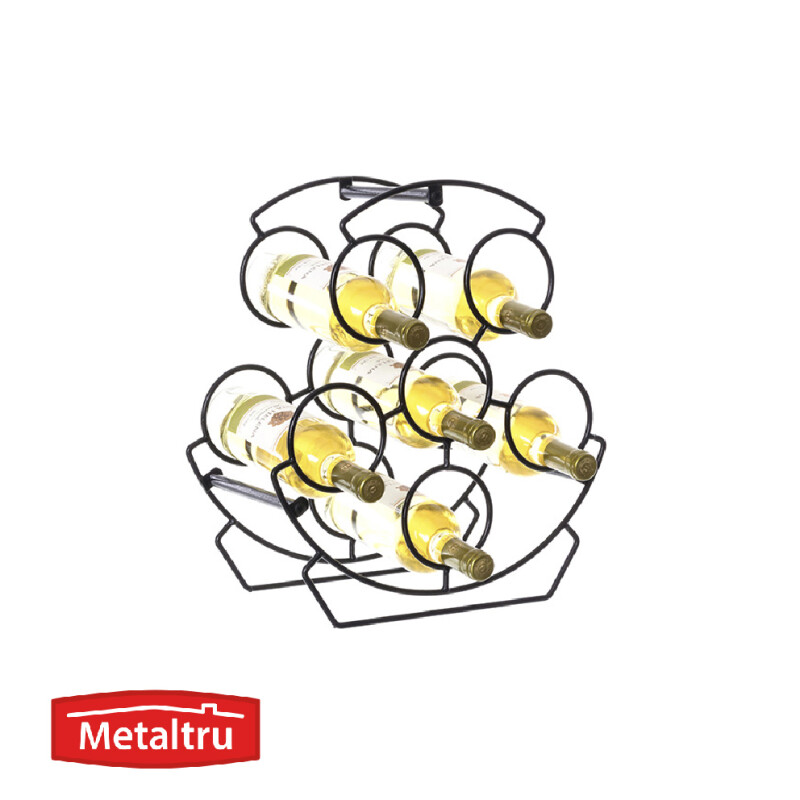 Soporte en metal para 6 Botellas Soporte en metal para 6 Botellas