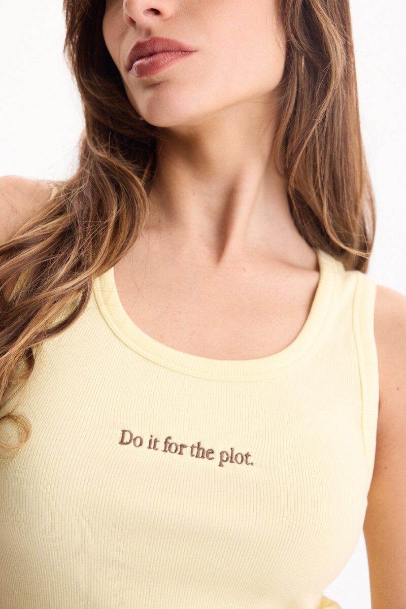 Tanktop Plot Amarillo