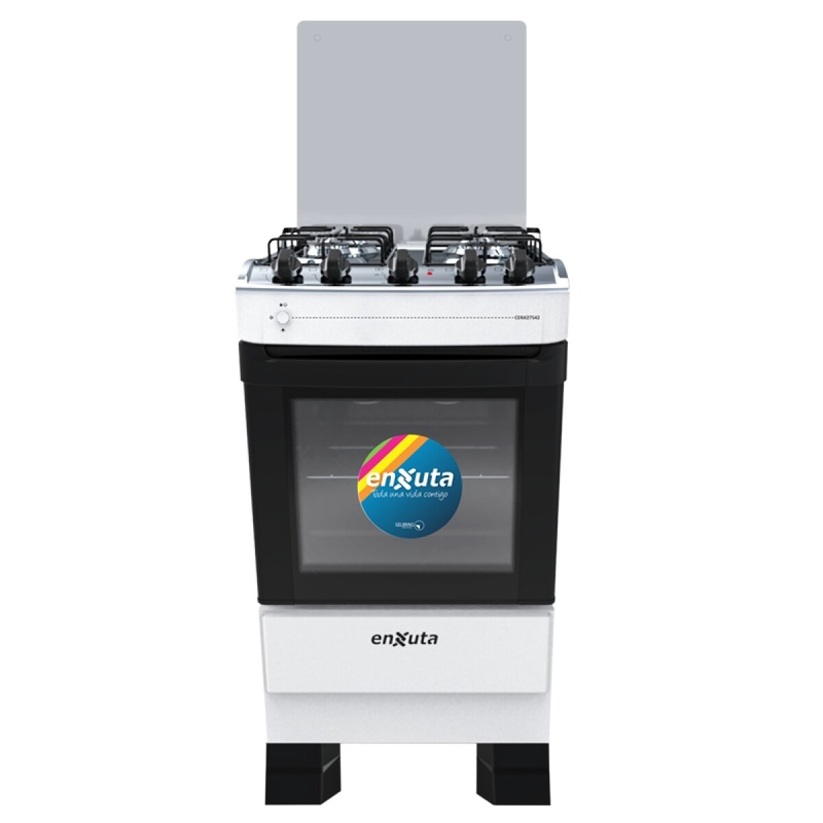 Cocina Enxuta CENX27542W-1 4 Hornallas Termocupla y Grill 