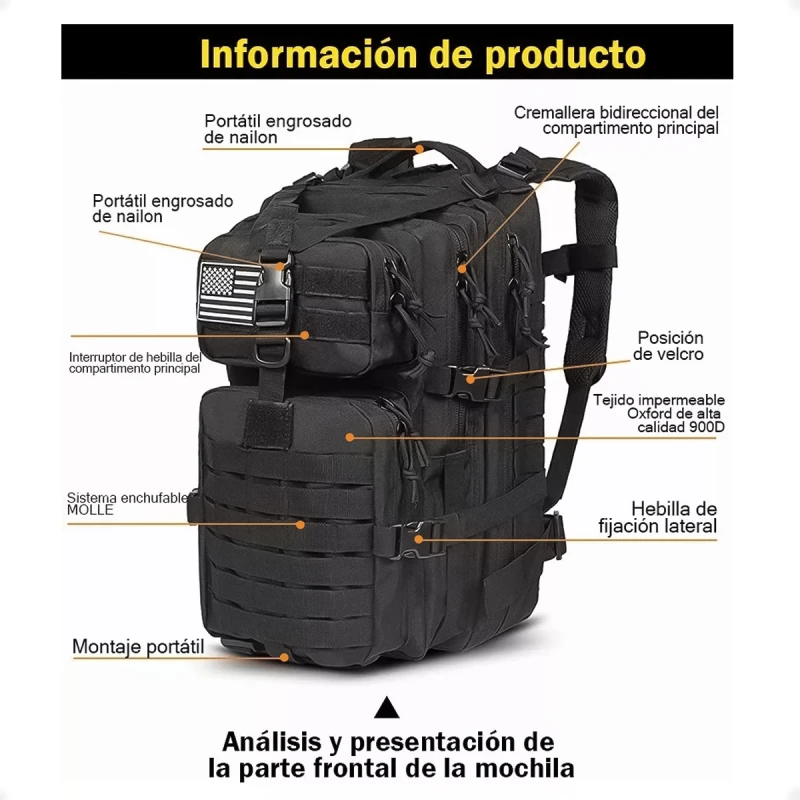 Mochila Táctica Impermeable Mochila Táctica Impermeable