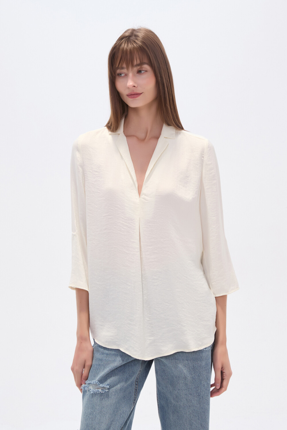 Blusa Laren Marfil / Off White
