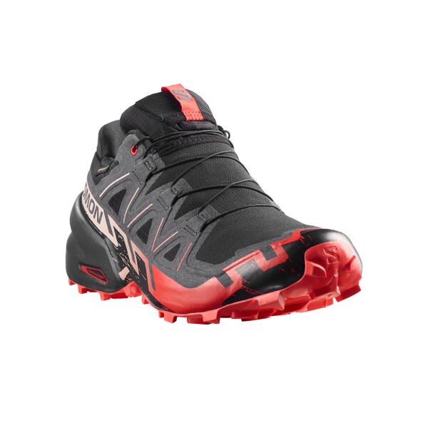 Salomon SPEEDCROSS 6 GTX para Hombre - Negro/Rojo Negro-Rojo