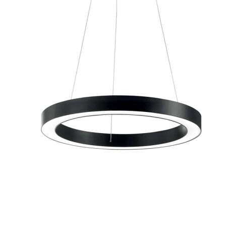 Colgante led negro 65Wcálida 6500m ø90 ZU0464