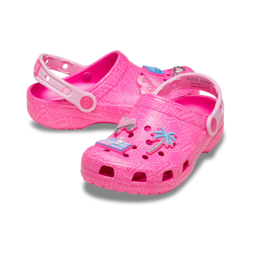 Crocs Mattel Pink Barbie Classic Clog K - Niños mas de 5 años Multi Multi