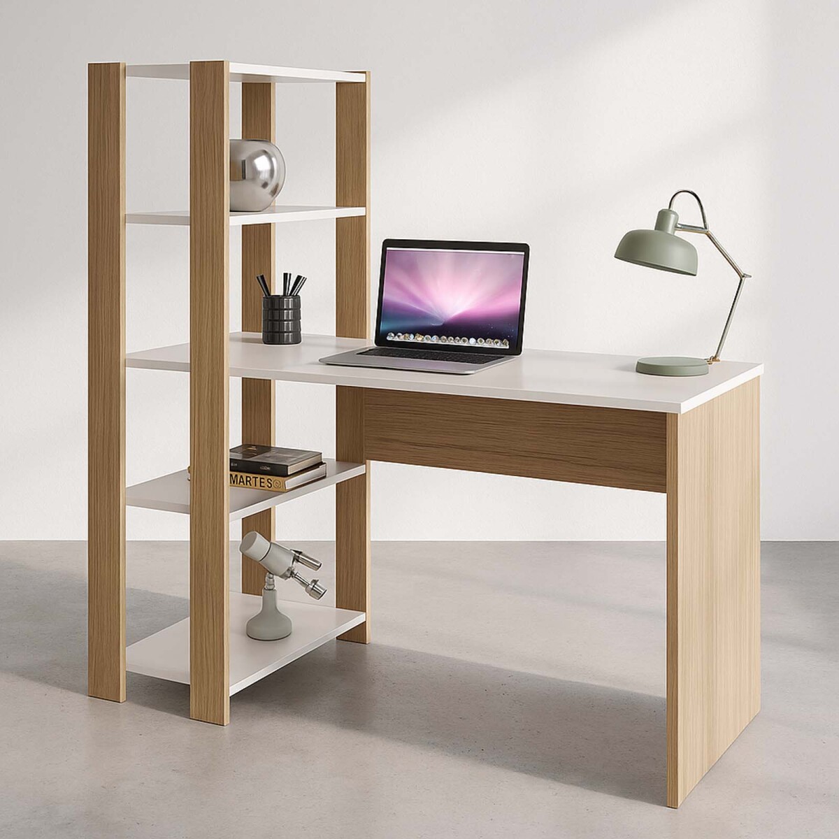 ESCRITORIO - MDF-Y-MDP MARRON MATCH 