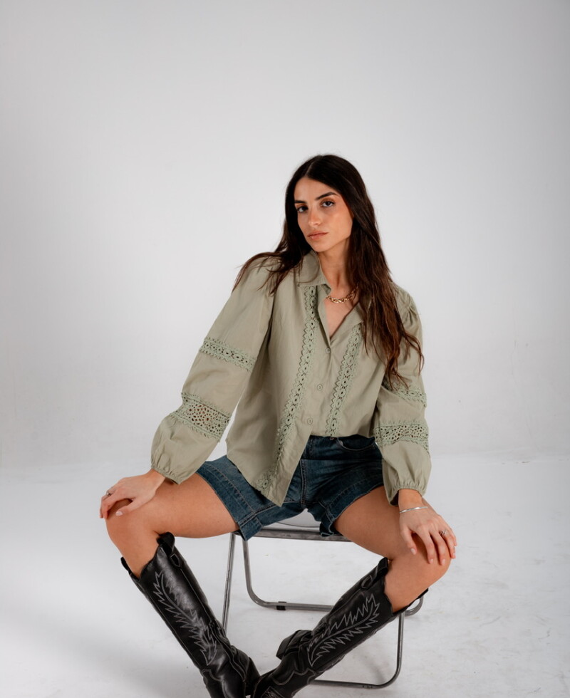 Camisa Francesca verde