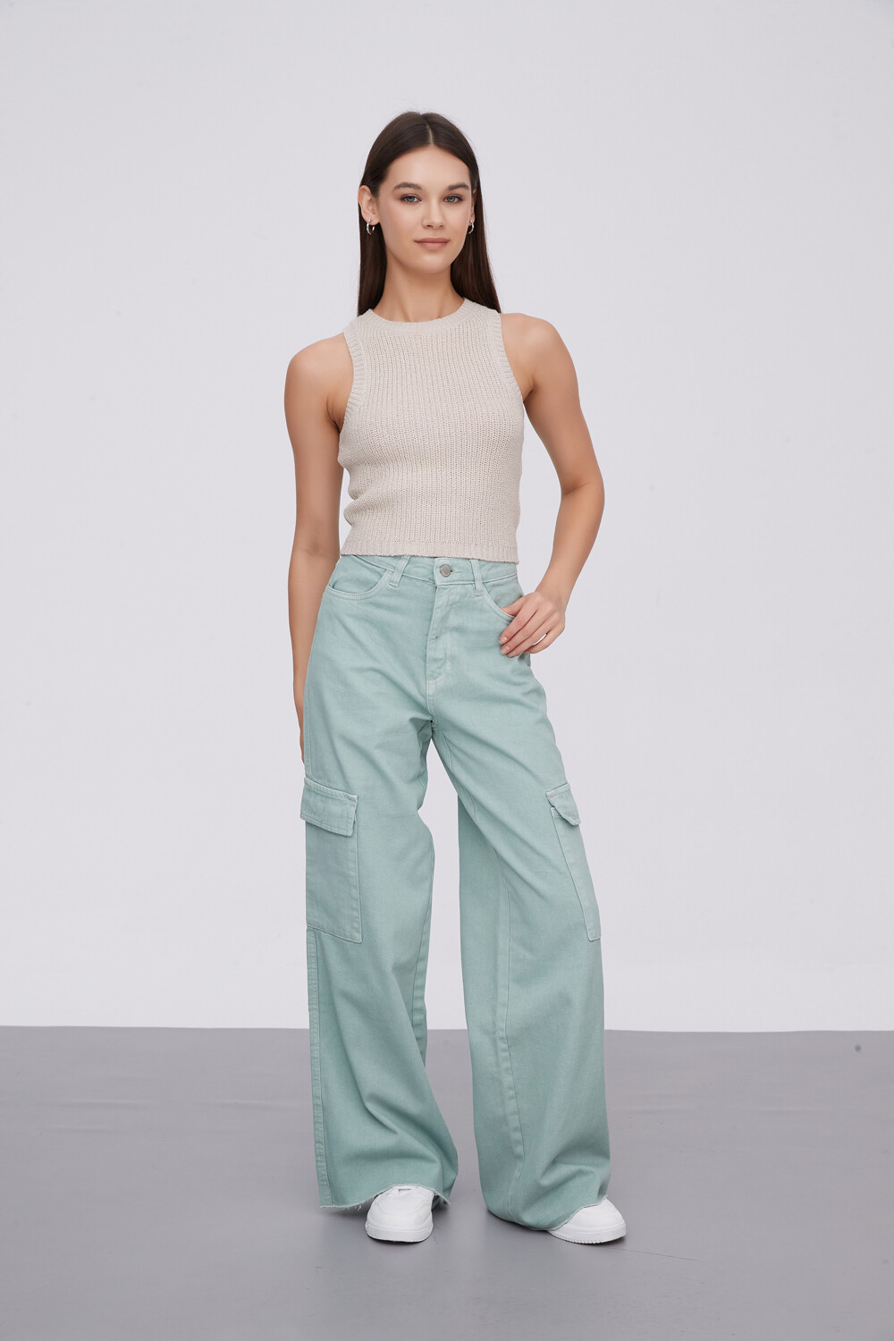 Pantalon Moanica Verde Claro