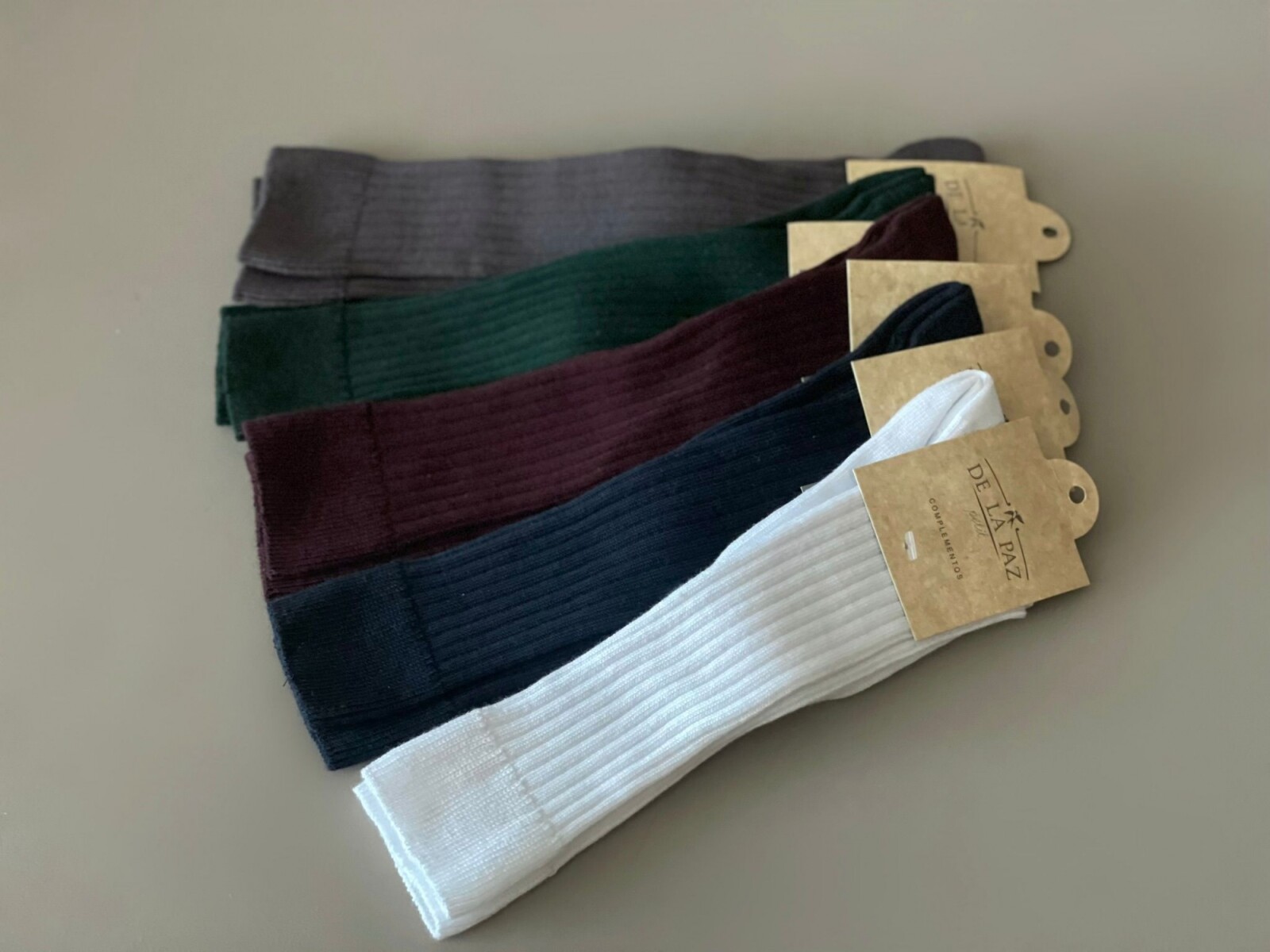 Medias Clásica Canalé Con Puño (3/4) - Verde Inglés 